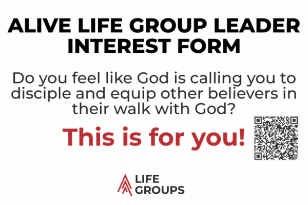ALIVE LIFE GROUP LEADER